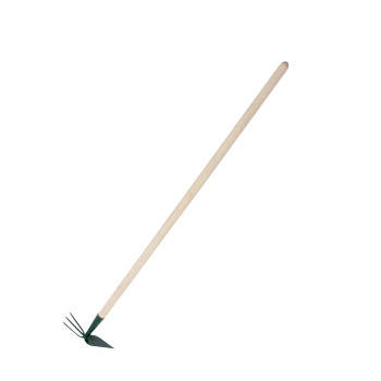 CORDIAL HOE WITH förK WITH WOOD STEM LENGTH 110CM CORDIAL HOE WITH förK WITH WOOD STEM LENGTH 110CM