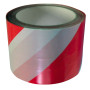 WARNING TAPE- WHITE RED, 8  0MMX100M