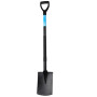 Spade av härdad metall, metallskaft 1150mm