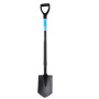 Spetsig  spade, härdat stål, metallskaft 1150mm