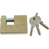 CLOSE SHACKLE BRASS PADLOCKS , 50 MM, DIST. 14 MM, BOLT 8 MM CLOSE SHACKLE BRASS PADLOCKS , 50 MM, DIST. 14 MM, BOLT 8 MM
