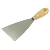 SCRAPER 50MM, HANGING WHOLE IN LIGHT WOODEN LACQUERED HANDLE SCRAPER 50MM, HANGING WHOLE IN LIGHT WOODEN LACQUERED HANDLE