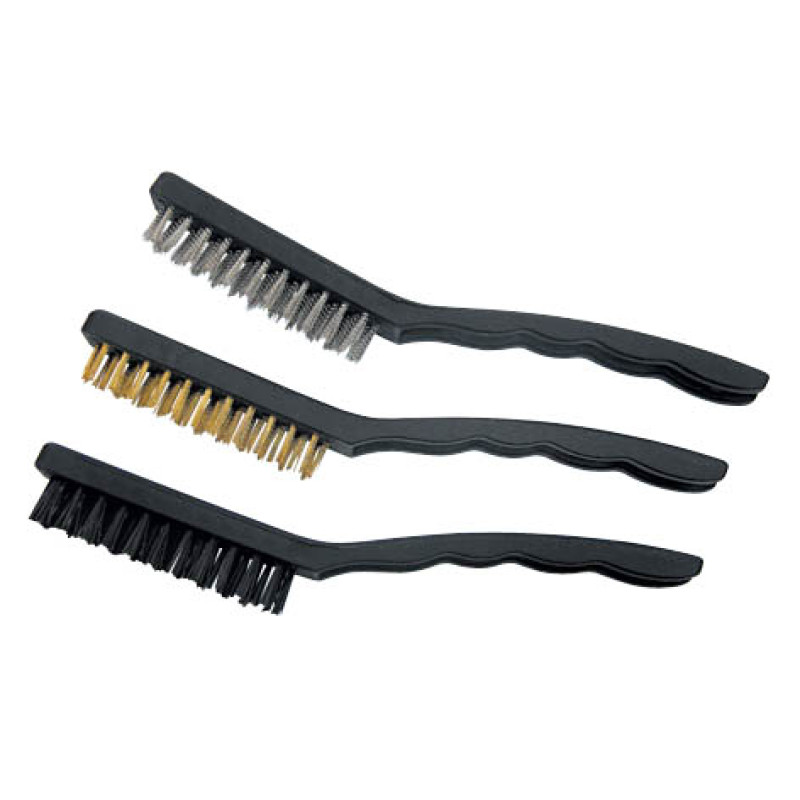 UNIVERSAL BRUSHES 230MM - 3st sats.(STEEL, NYLON, COPPER). UNIVERSAL BRUSHES 230MM - 3st sats.(STEEL, NYLON, COPPER).