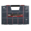 Förvaringsbox, organiser med handtag 15 fack 6.5x29x39, PROLINE HD Förvaringsbox, organiser med handtag 15 fack 6.5x29x39, PROLINE HD