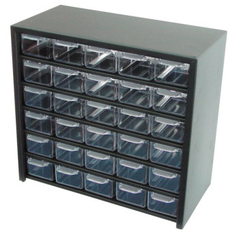 DRAWER STORAGE CABINET-30 DRAWERS  305 28  0 150 MM