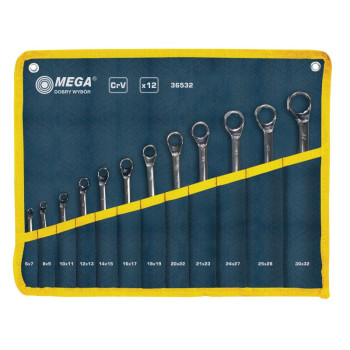 Ringnyckel böjd, med offset sats - DIN 8 Bitshylsa 3/8" , 6 7-30 32 Ringnyckel böjd, med offset sats - DIN 8 Bitshylsa 3/8" , 6 7-30 32
