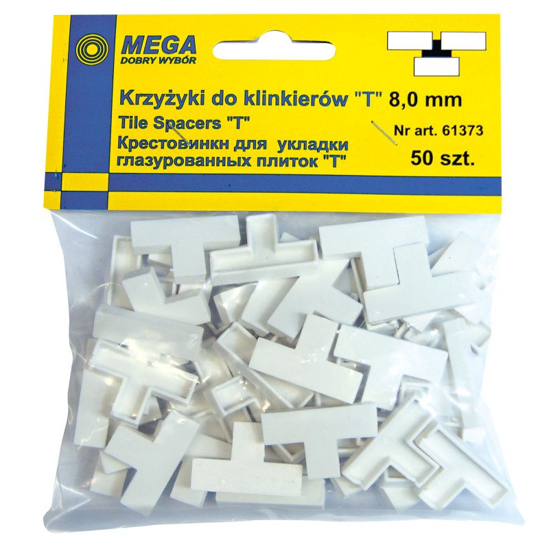 T-BAR SPACERS - TYP T 5 MM- 100 st.