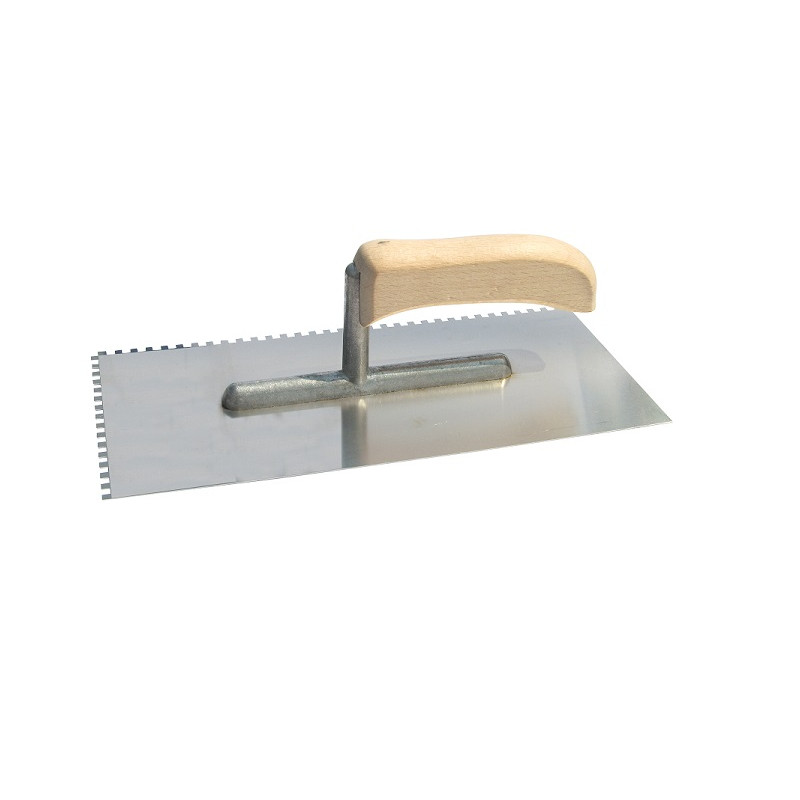 ADHESIVE SPREADING TROWEL 270 130MM TEETH 12 12 MM ADHESIVE SPREADING TROWEL 270 130MM TEETH 12 12 MM
