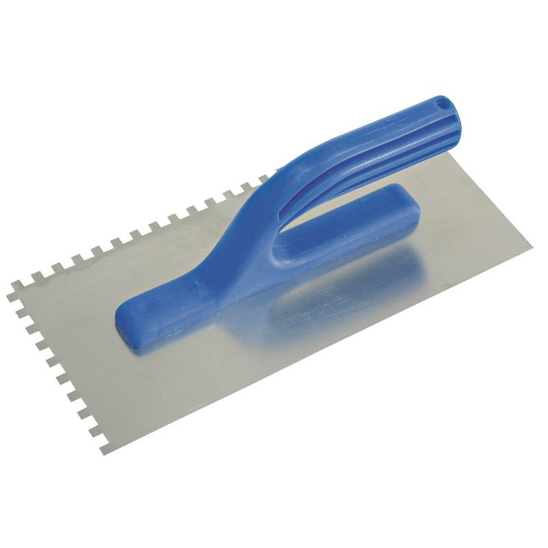 ADHESIVE SPREADING TROWEL - 13 27 CM, " TOOTH 4 4 MM" ADHESIVE SPREADING TROWEL - 13 27 CM, " TOOTH 4 4 MM"
