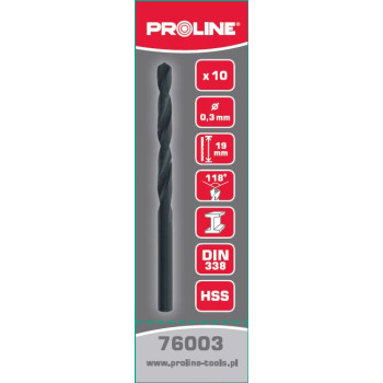Metallborr HSS (spiralborr)   DIN338  3.8   mm, 1st PROLINE