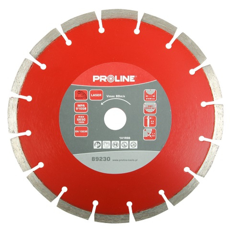 Diamantkapskiva LASER (universal) 125x8.3x22.2 PROLINE Diamantkapskiva LASER (universal) 125x8.3x22.2 PROLINE