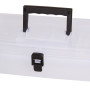 Förvaringsbox, organiser med handtag 5 fack 24.5x15x85 cm violett färg