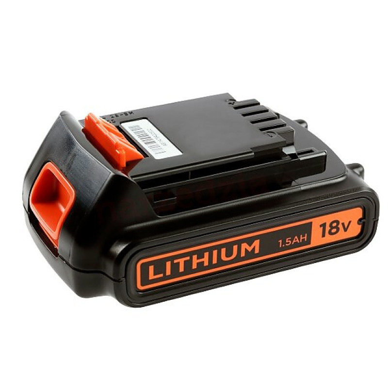 Skruvdragare / Borrmaskin, sladdlös, AUTOSENSE 18V 1.5AH, 2 batterier, väska, Black+Decker Skruvdragare / Borrmaskin, sladdlös, AUTOSENSE 18V 1.5AH, 2 batterier, väska, Black+Decker