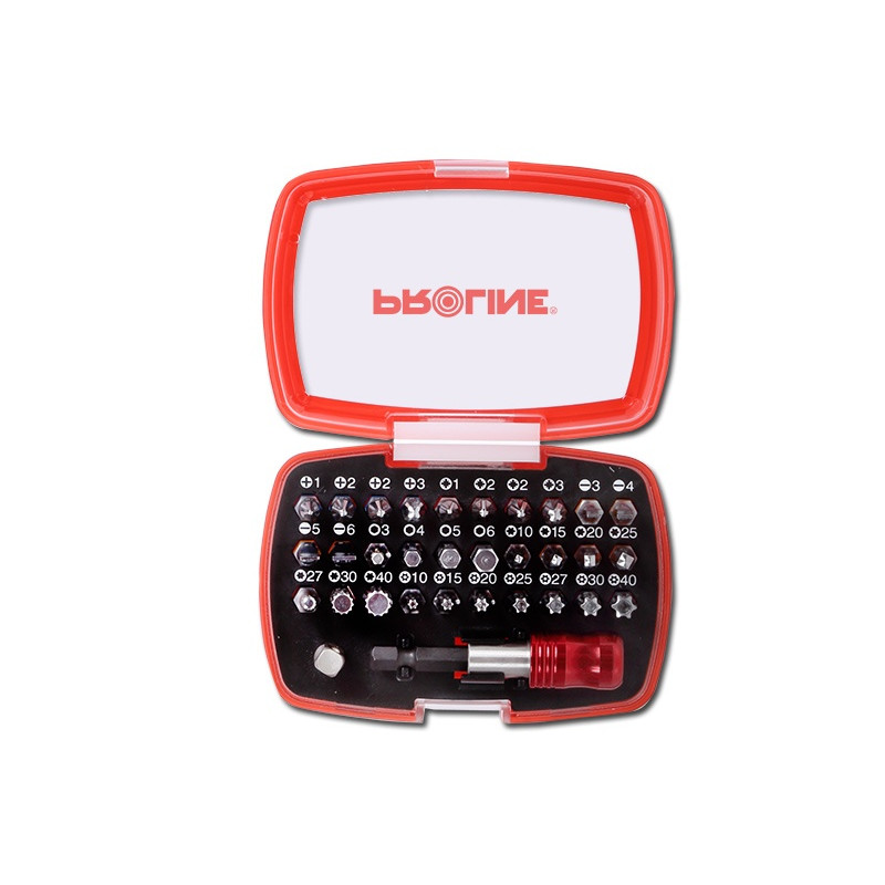 Precisionsskruvmejsel, magnetisk, bitssats med 30 utbytbara bits, precisionsverktyg, Proline Precisionsskruvmejsel, magnetisk, bitssats med 30 utbytbara bits, precisionsverktyg, Proline