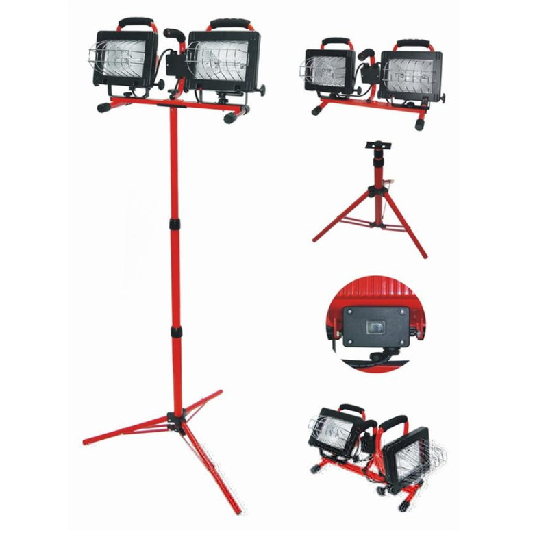 Lampa på justerbart stativ, 2X500W, PROLINE 2I1
