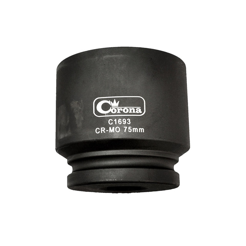 Krafthylsa, slaghylsa 1" 65mm - 105mm, 6-kantig, för hjulnav m.m. CR-MO, Corona Exclusive Krafthylsa, slaghylsa 1" 65mm - 105mm, 6-kantig, för hjulnav m.m. CR-MO, Corona Exclusive