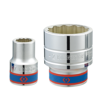 Hylsa 3/4" 17-70mm, 12-kantig, kort, CRV, King Tony Hylsa 3/4" 17-70mm, 12-kantig, kort, CRV, King Tony