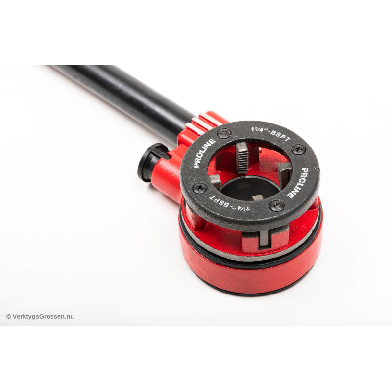 Rörgängkloppor med spärr, sats gängkloppa 1/2", 3/4", 1", 1 1/4" PROLINE Rörgängkloppor med spärr, sats gängkloppa 1/2", 3/4", 1", 1 1/4" PROLINE