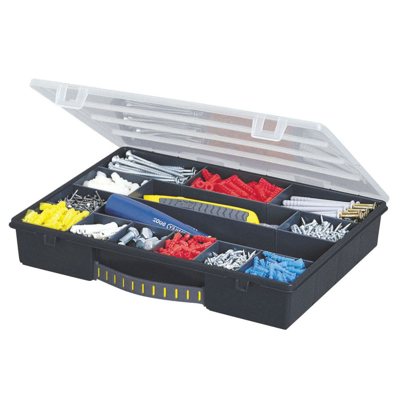 Förvaringsbox, organiser 14 fack 34x26x57 cm Stanley Förvaringsbox, organiser 14 fack 34x26x57 cm Stanley
