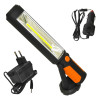 Starkt arbetslampa COB LED 450LM + 25LM varningsblink, laddbar, magnet och krok, USB Starkt arbetslampa COB LED 450LM + 25LM varningsblink, laddbar, magnet och krok, USB