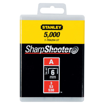 Häftklammer för häftpistol Stanley 14MM 9/16" LD STAPLE(1000) A TYPE Häftklammer för häftpistol Stanley 14MM 9/16" LD STAPLE(1000) A TYPE