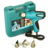 Varmluftspistol 1600W, komplett kit med väska och tillbehör,  Makita HG5012K
