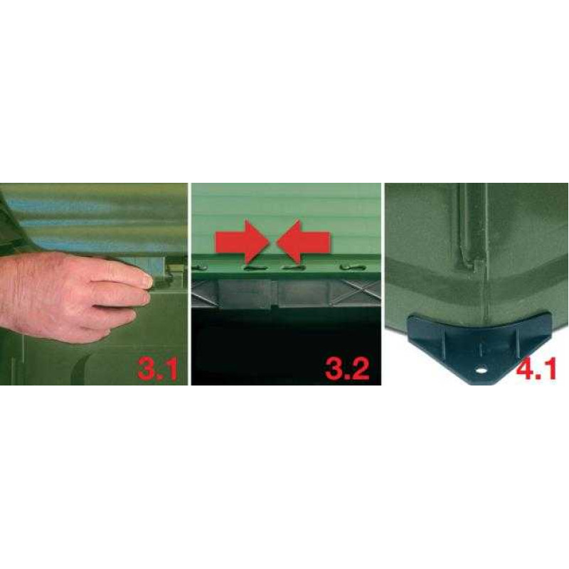 Kompostbehållare 820L, kompostbox för varm kompost utomhus åretrunt, THERMOQUICK® EXPRESS 800 Kompostbehållare 820L, kompostbox för varm kompost utomhus åretrunt, THERMOQUICK® EXPRESS 800