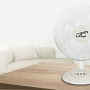 Bordsfläkt, stark och tyst, 40cm (16") 40W, 3 hastigheter, belysning