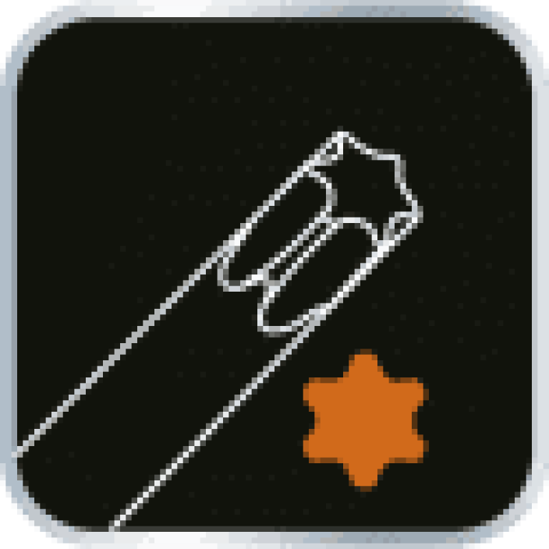 Insexnycklar torx magnetiska, L-nycklar, sats 9 st. T10 - T50, S2, Neo Tools