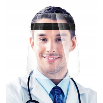 Skyddsvisir 1st, ansiktskydd, visir av PET 1mm (säljs i 5-pack)