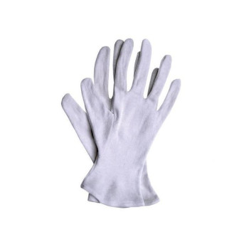 Bomullshandskar 12 par, beige arbetshandskar, CE Bomullshandskar 12 par, beige arbetshandskar, CE