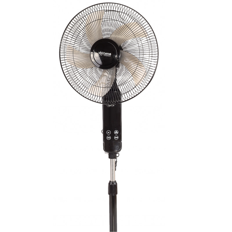 Golvfläkt med fjärr, tyst och stabil, 3 hastigheter, teleskopfot, 39cm 50W 125cm hög "Volteno" Golvfläkt med fjärr, tyst och stabil, 3 hastigheter, teleskopfot, 39cm 50W 125cm hög "Volteno"