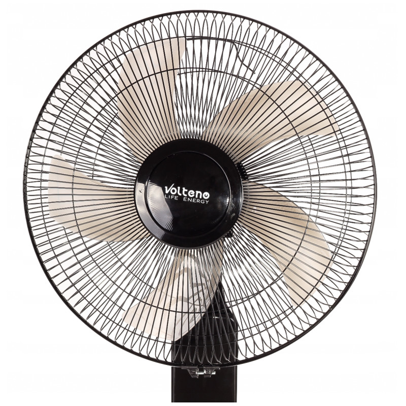 Golvfläkt med fjärr, tyst och stabil, 3 hastigheter, teleskopfot, 39cm 50W 125cm hög "Volteno" Golvfläkt med fjärr, tyst och stabil, 3 hastigheter, teleskopfot, 39cm 50W 125cm hög "Volteno"