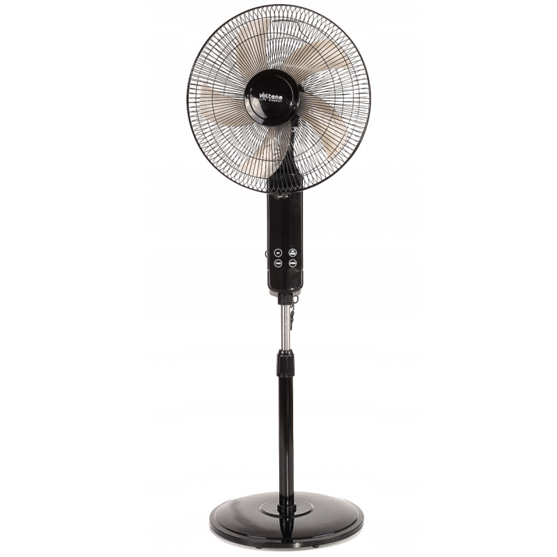 Golvfläkt med fjärr, tyst och stabil, 3 hastigheter, teleskopfot, 39cm 50W 125cm hög "Volteno" Golvfläkt med fjärr, tyst och stabil, 3 hastigheter, teleskopfot, 39cm 50W 125cm hög "Volteno"