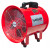 Stark byggfläkt, industrifläkt, orange pulverlackad, 500W 30cm, 2800 rpm, 3900 m3/h, 385 Pa, Xaram