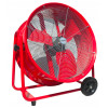 Kraftfull industrifläkt 330W IP54, trumfläkt golvmodell med hjul, orange pulverlackad, 60 cm (24") 8400m3/h, Xaram Kraftfull industrifläkt 330W IP54, trumfläkt golvmodell med hjul, orange pulverlackad, 60 cm (24") 8400m3/h, Xaram
