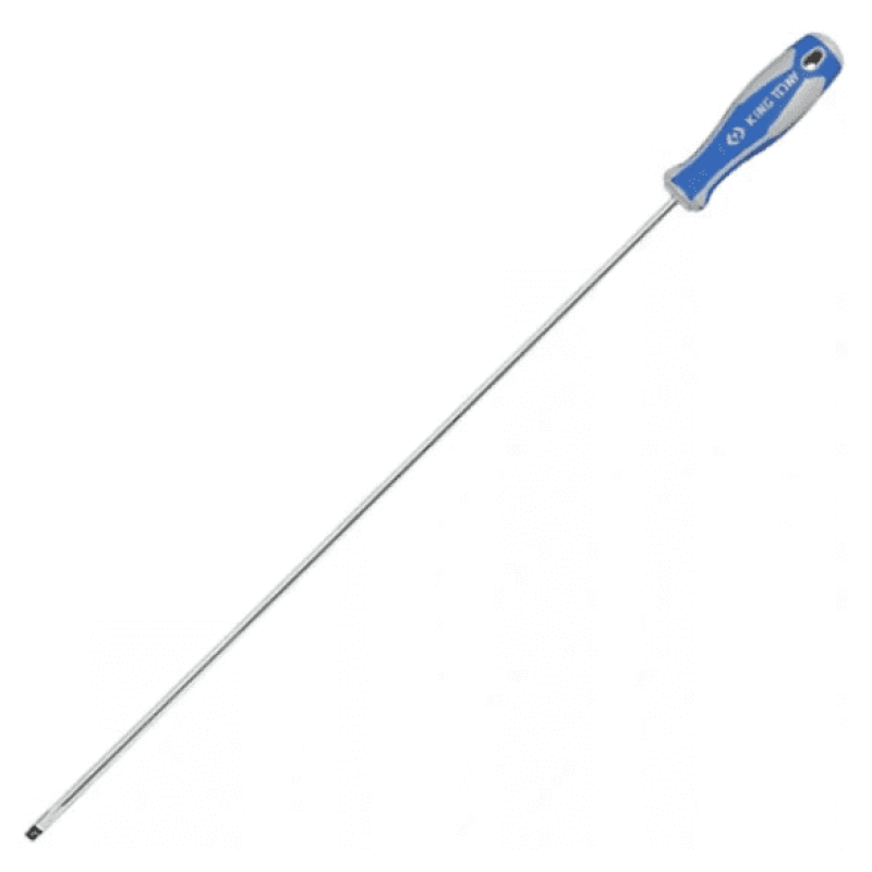 Skruvmejsel platt 5mm, 40cm lång magnetiskt plattskruvmejsel, KingTony