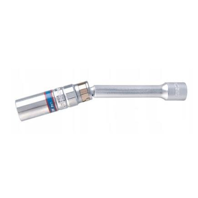 Ledad specialtändstiftshylsa 3/8 16mm 12-kantig, 162 mm lång, KingTony
