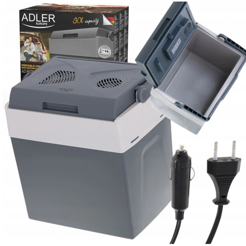 Kylväska, kylbox och värmebox elektriskt 12V / 230V, 28L för fritidshus, båtar, bilar, husvagn, camping m.m. Kylväska, kylbox och värmebox elektriskt 12V / 230V, 28L för fritidshus, båtar, bilar, husvagn, camping m.m.
