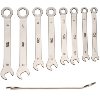 Kombinyckel för finmekanik sats 8st, 4-10mm, BGS Technic