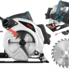 Elsåg, cirkelsåg 2850W, 230v, 5800rpm, 70mm skärdjup, 185mm sågskivor, laser