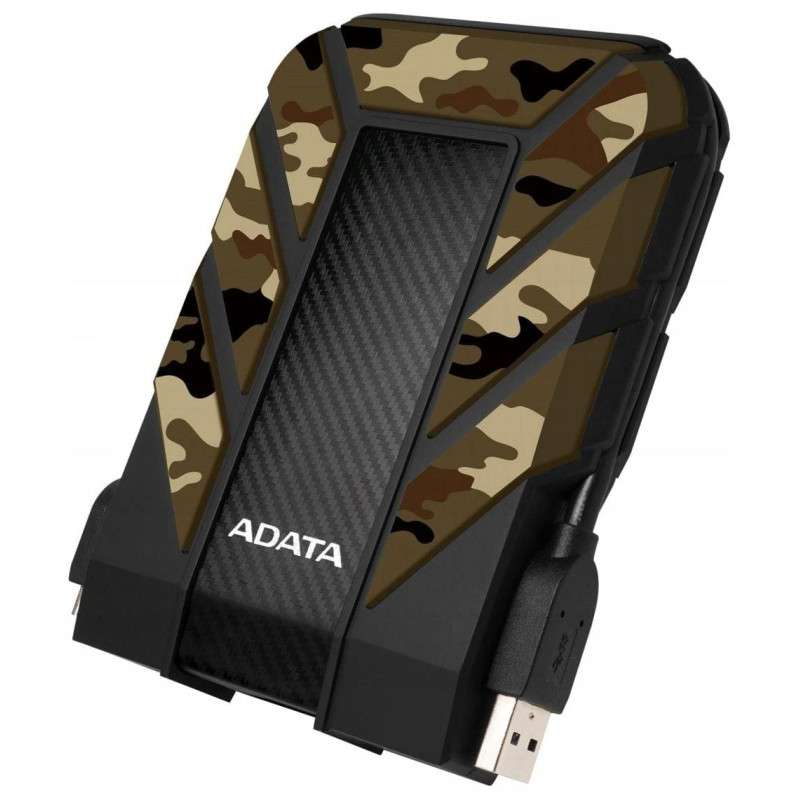 Extern hårddisk 2T USB, tålig, liten bärbar backup disk 2.5", militär camo-skal, HD710 Pro 2TB USB 3.1, Adata Extern hårddisk 2T USB, tålig, liten bärbar backup disk 2.5", militär camo-skal, HD710 Pro 2TB USB 3.1, Adata
