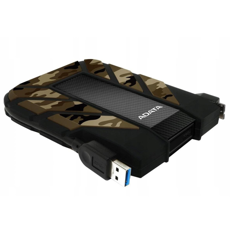 Extern hårddisk 2T USB, tålig, liten bärbar backup disk 2.5", militär camo-skal, HD710 Pro 2TB USB 3.1, Adata Extern hårddisk 2T USB, tålig, liten bärbar backup disk 2.5", militär camo-skal, HD710 Pro 2TB USB 3.1, Adata