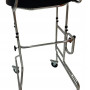 Gåstativ, rollator, max 100kg, för rehabilitering och äldre, Atlanta