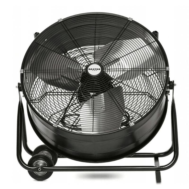 Kraftfull industrifläkt 60 cm (24") 330W, golvmodell med hjul, svart, 115 m3/min, Daxton / Equation Kraftfull industrifläkt 60 cm (24") 330W, golvmodell med hjul, svart, 115 m3/min, Daxton / Equation