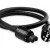 Nätkabel 1,2m 10AWG Schuko IEC, för Hi-Fi, skärmad jordad, Taga Harmony ETPC-TS 230V