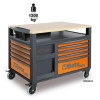 Verktygsvagn SuperTank verktygsskåp 10 lådor, Beta Tools RSC28 Verktygsvagn SuperTank verktygsskåp 10 lådor, Beta Tools RSC28