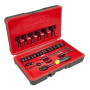 Hylsnyckelsats 1/4" svart, 25 delar, hylssor, spärrskaft, Stanley
