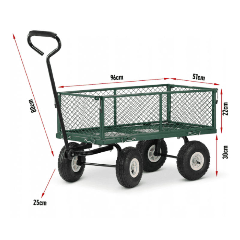 Trädgårdsvagn, transportvagn max 450kg Trädgårdsvagn, transportvagn max 450kg