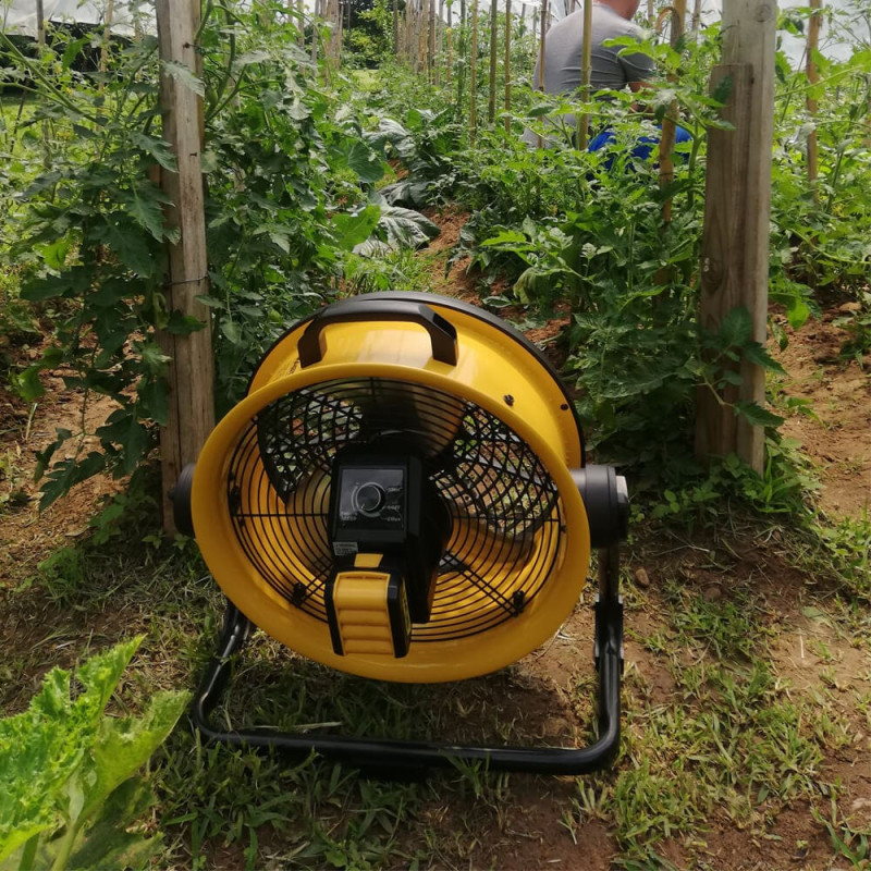Professionell fläkt 40cm, hybridfläkt (230V eller batteri), Master DFB 16 PORTA-AIR Professionell fläkt 40cm, hybridfläkt (230V eller batteri), Master DFB 16 PORTA-AIR